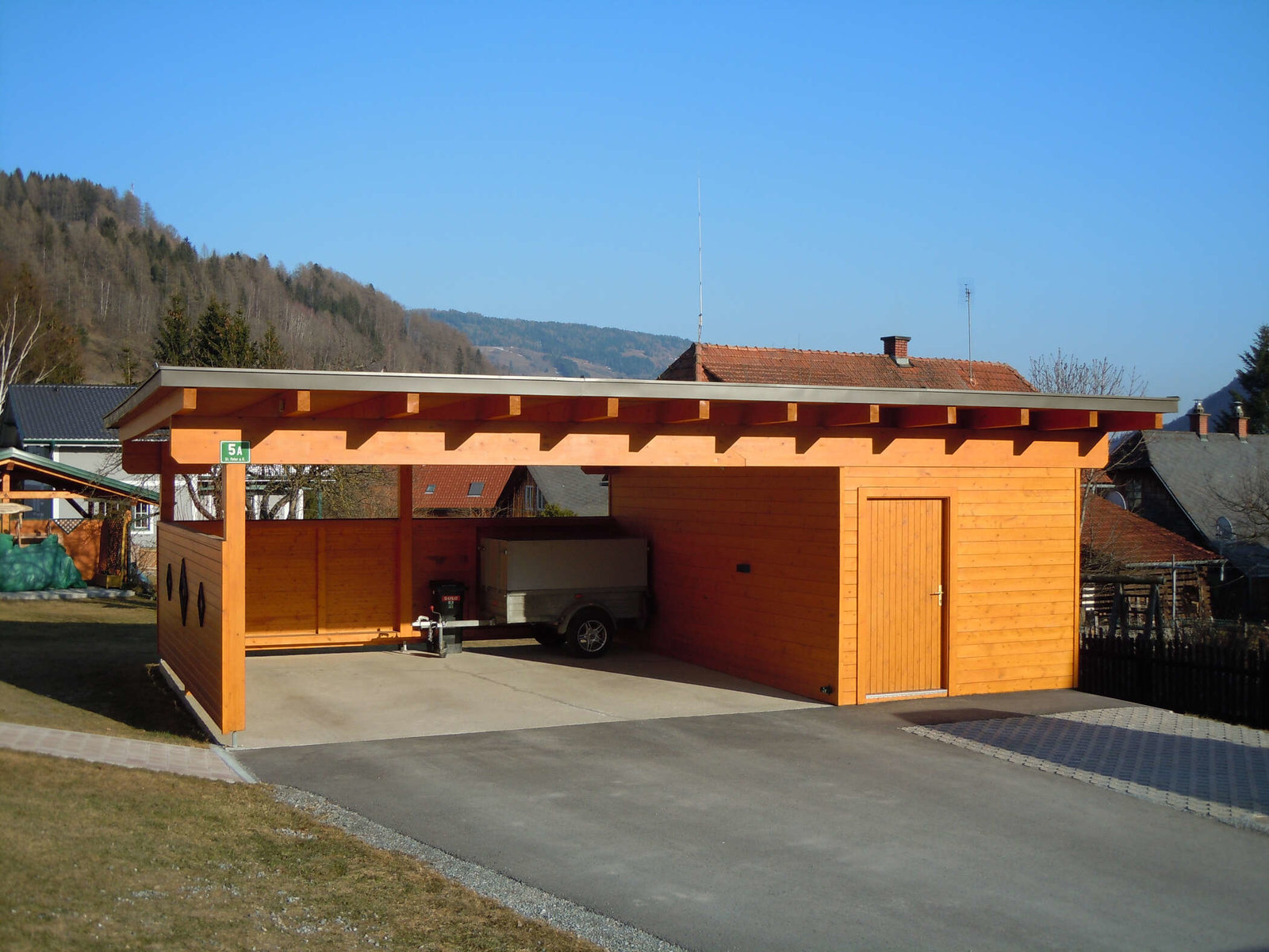 Carports von Holzbau Hollerer